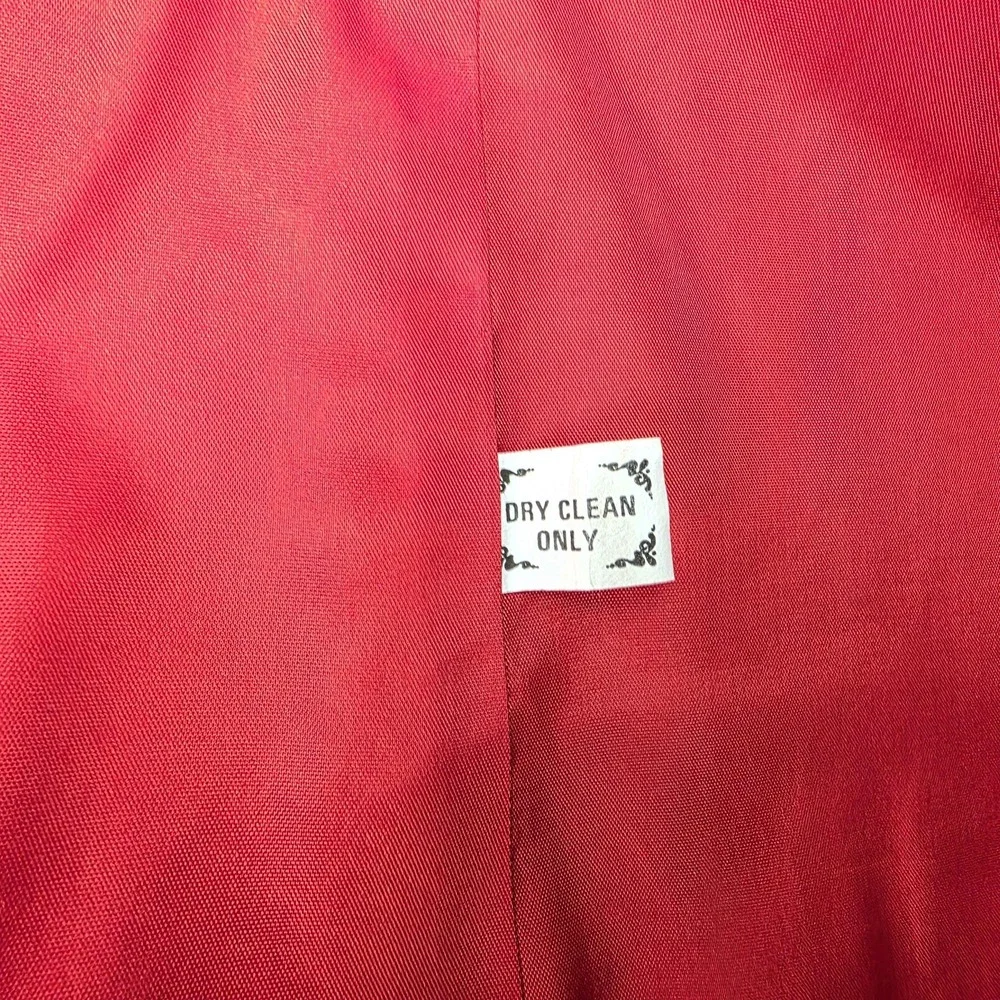 Bay Waters | Jackets & Coats | Vtg Bay Waters Tweed Blazer Womens 6 Red ...